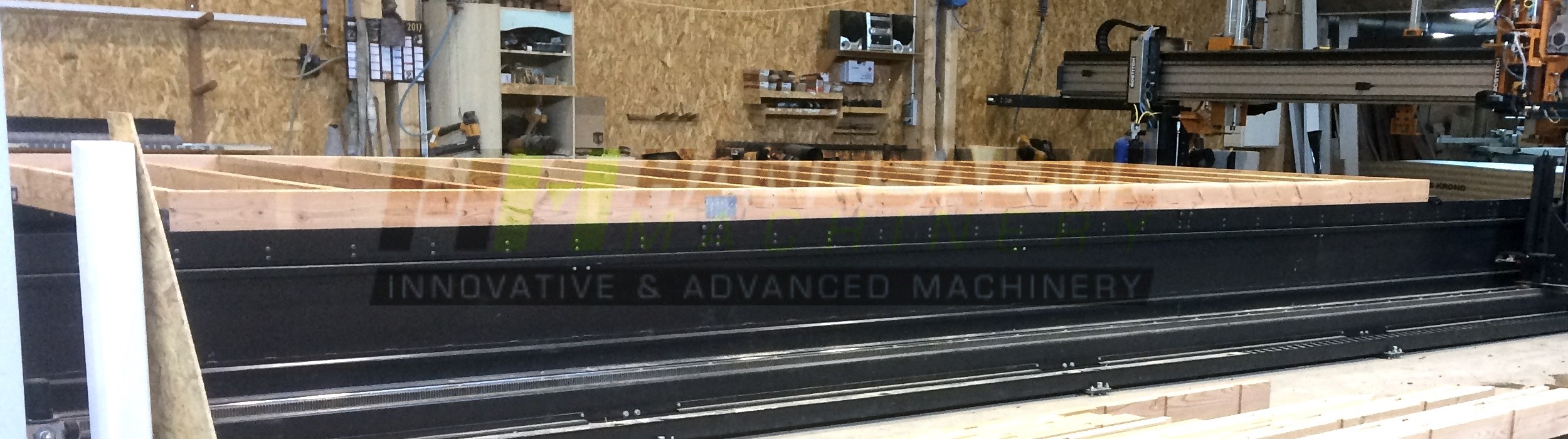 Machine voor indoor houtskeletbouw