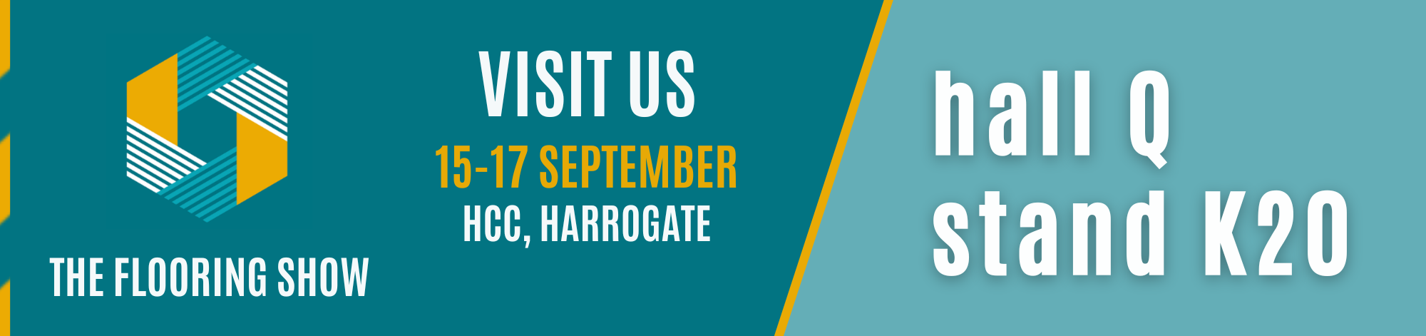 Visit us at The Flooring Show (Harrogate, United Kingdom) 15 - 17 September 2024